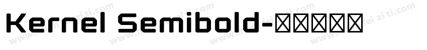 Kernel Semibold字体转换